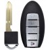 LLAVE CONTROL TIPO NISSAN DE PRESENCIA PARA GENERAR MINI KD 5 BOTONES CON INSERTO Y CON CHIP (serie ZB )