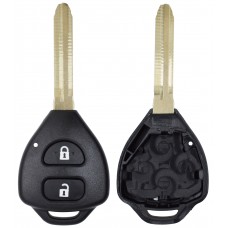 CARCASA TOYOTA Avanza mod. 18-19 de 2 botones con llave para control de alarma