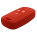 FUNDA DE SILICON PARA CONTROL CHEVROLET Cruze 3 Botones Color Rojo