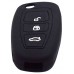 FUNDA DE SILICON PARA CONTROL FORD Focus Mod. 11-14 de 3 botones Color Negro