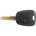 CARCASA PEUGEOT 206 Mod. 02-08 de 2 botones con llave para control de alarma
