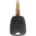 CARCASA PEUGEOT 206 Mod. 02-08 de 2 botones con llave para control de alarma