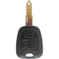 CARCASA PEUGEOT 206 Mod. 02-08 de 2 botones con llave para control de alarma