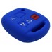 FUNDA DE SILICON PARA CONTROL TOYOTA FJ 3 botones color Azul