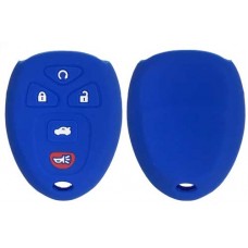 FUNDA DE SILICON PARA CONTROL CHEVROLET 5 botones Color Azul