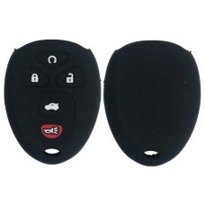 FUNDA DE SILICON PARA CONTROL CHEVROLET 5 botones Color Negro