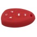 FUNDA DE SILICON PARA CONTROL CHEVROLET 5 botones Color Rojo