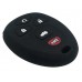 FUNDA DE SILICON PARA CONTROL CHEVROLET 5 botones Color Negro