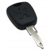 LLAVE PEUGEOT 206 Mod. 00-03 de corte sencillo con chip 46 TP 12