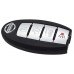 LLAVE NISSAN Rouge - Kicks Mod. 18-19 FC. KR5TXN3 de proximidad 4 botones c/chip 128 bits de 433 Mhz sin inserto