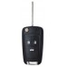CARCASA CHEVROLET ASTRA con llave Abatible de 3 botones para control de alarma 