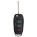 CARCASA FORD Ecosport mod 18 F-150 mod. 15+ con llave Abatible de Regata con 3 botones para control de alarma