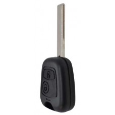 CARCASA PEUGEOT 407  2 botones con llave Regata para control de alarma con ranura