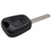 CARCASA PEUGEOT 407  2 botones con llave Regata para control de alarma con ranura