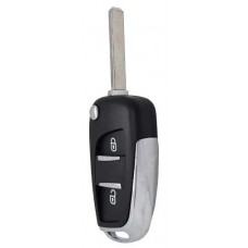 CARCASA PEUGEOT 307-407 llave abatible de regata 2 botones para control de alarma sin ranura CARCASA PEUGEOT 307-407 llave abatible de regata 2 botones para control de alarma sin ranura