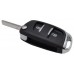 CARCASA PEUGEOT 307-407 llave abatible de regata 2 botones para control de alarma sin ranura