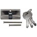 CILINDRO PARA CERRADURA 60 mm. Con llave normal niquel satin