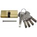CILINDRO PARA CERRADURA 70 mm. Con llave multipunto laton brillante