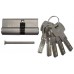 CILINDRO PARA CERRADURA 70 mm. M3040N Con llave multipunto niquel satin
