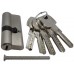 CILINDRO PARA CERRADURA 70 mm. M3040N Con llave multipunto niquel satin