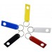 LLAVERO PLASTICO IDENTIFICADOR DIF. COLORES (50 pzas)
