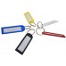 LLAVERO PLASTICO IDENTIFICADOR DIF. COLORES (50 pzas)