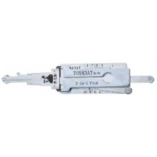 DESCIFRADOR LISHI TOY43AT Dr/Bt TOYOTA para cilindro de puerta 10 cortes (2 en 1)