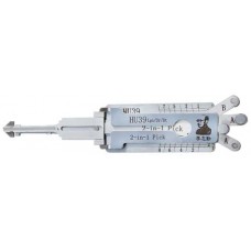DESCIFRADOR LISHI  HU39 Ign/Dr/Bt MERCEDEZ BENZ de 8 cortes (2 en 1)