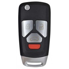 LLAVE CONTROL TIPO MITSUBISHI PARA GENERAR MINI KD 4 BOTONES SIN INSERTO SON CHIP (Serie B) 