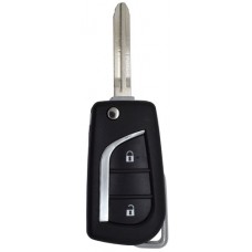 CARCASA TOYOTA abatible de 2 botones para control de alarma 