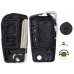 CARCASA TOYOTA abatible de 2 botones para control de alarma 