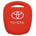 FUNDA DE SILICON PARA CONTROL TOYOTA FJ 3 botones color Rojo