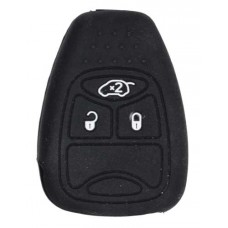 FUNDA DE SILICON PARA CONTROL CHRYSLER 3 botones color negro