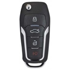 LLAVE CONTROL TIPO FORD PARA GENERAR MINI KD 4 BOTONES SIN INSERTO Y SIN CHIP (Serie B) 