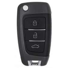 LLAVE CONTROL TIPO HYUNDAI PARA GENERAR MINI KD 3 BOTONES SIN INSERTO Y SIN CHIP (serie B )