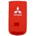 FUNDA DE SILICON PARA CONTROL MITSUBISHI 3 botones color Rojo
