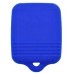FUNDA DE SILICON PARA CONTROL FORD 3 botones realzados con logo Color Azul Marino