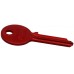 LLAVE RESIDENCIAL DE ALUMINIO JMA YA-24D Rojo (5 pzas)
