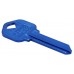 LLAVE RESIDENCIAL DE ALUMINIO JMA KWI-1 azul marino (5 pzas)