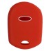 FUNDA SILICON PARA CONTROL FORD 3 BOTONES DE LLAVE CONTROL COLOR ROJO