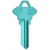 LLAVE RESIDENCIAL DE ALUMINIO JMA SLG-3 Turquesa (5 pzas)