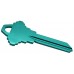 LLAVE RESIDENCIAL DE ALUMINIO JMA SLG-4 turquesa (5 pzas)