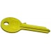 LLAVE RESIDENCIAL DE ALUMINIO JMA YA-24D Amarillo (5 pzas)