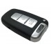 LLAVE CONTROL TIPO HYUNDAI DE PRESENCIA PARA GENERAR MINI KD 3 BOTONES CON INSERTO Y CON CHIP (serie ZB )