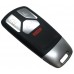 LLAVE CONTROL TIPO MITSUBISHI DE PRESENCIA PARA GENERAR MINI KD 4 BOTONES SIN INSERTO Y CON CHIP (serie ZB )