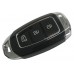 LLAVE CONTROL TIPO HYUNDAI DE PRESENCIA PARA GENERAR MINI KD 3 BOTONES CON INSERTO Y CON CHIP (serie ZB )