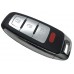 LLAVE CONTROL DE PRESENCIA PARA GENERAR MINI KD 4 BOTONES SIN INSERTO Y CON CHIP (serie ZB )