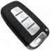LLAVE CONTROL TIPO HYUNDAI DE PRESENCIA PARA GENERAR MINI KD 4 BOTONES CON INSERTO Y CON CHIP (serie ZB )