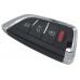 LLAVE CONTROL TIPO BMW DE PRESENCIA PARA GENERAR MINI KD 4 BOTONES SIN INSERTO Y CON CHIP (serie ZB )