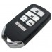 LLAVE CONTROL TIPO HONDA DE PRESENCIA PARA GENERAR MINI KD 5 BOTONES CON INSERTO Y CON CHIP (serie ZB )